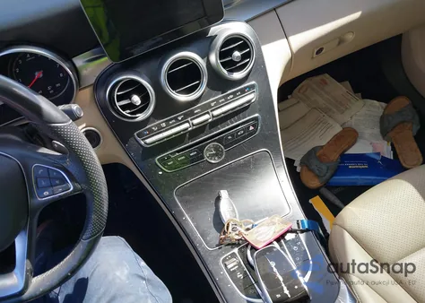 2016 Mercedes-Benz C 300 from USA, damaged, VIN 55SWF4JB5GU178884